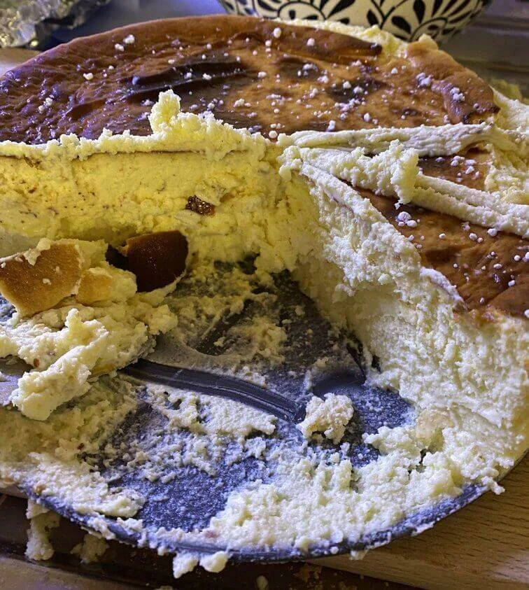 Ilene's New York cheesecake recipe, ouritalianjourney.com