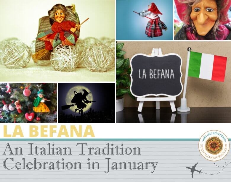 La Befana is an Italian Folklore that occurs each January, ouritalianjourney.com