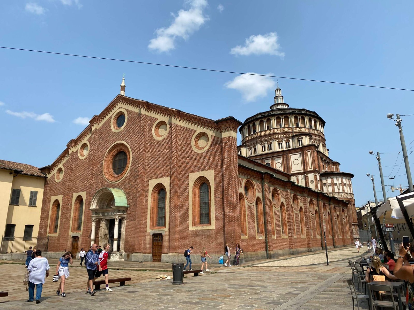 Santa Maria delle Grazie, church where the Last Supper is located, ouritalianjourney.com