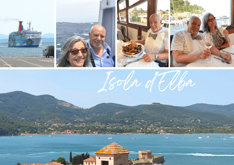 collage of the beautiful island of Elba in Tuscany, Italy. ouritalianjourney.com