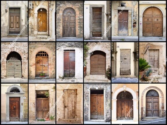 3x4 Ratio (Landscape) Doors in Italy