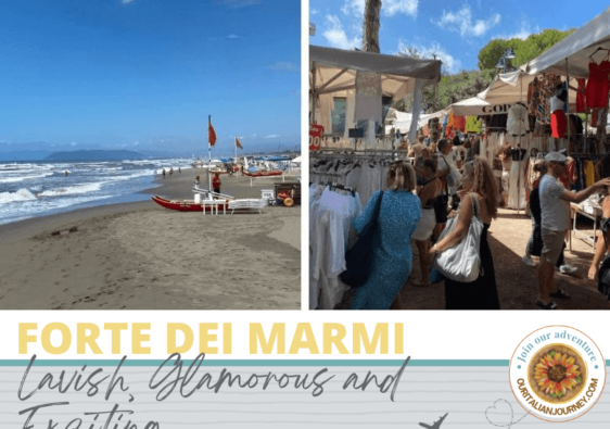 Forte dei Marmi in Tuscany, a beautiful seaside town, ouritalianjourney.com