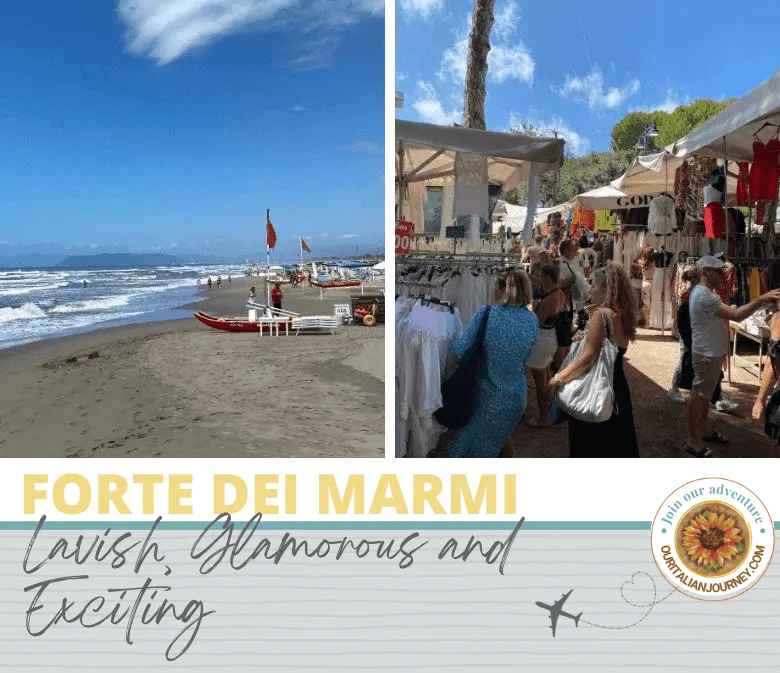 Forte dei Marmi in Tuscany, a beautiful seaside town, ouritalianjourney.com