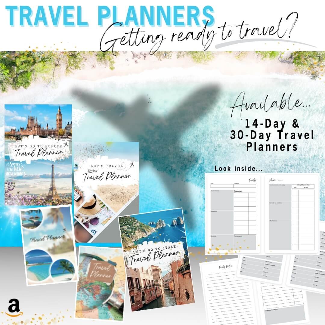 Travel planners designed by Ilene Modica - ouritalianjourney.com