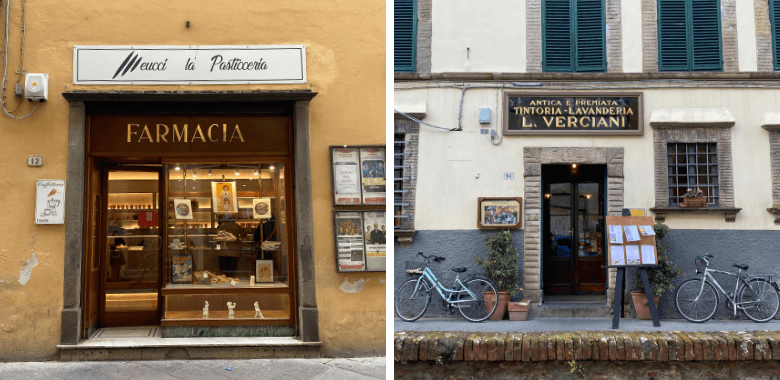 Finding the quirky store signs in Italy can be fun. Shops in Italy don't always have the correct one... ouritalianjourney.com