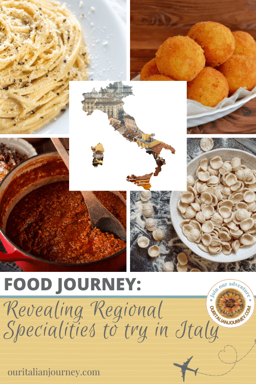 Food journey in Italy revealing regional specialities - ouritalianjourney