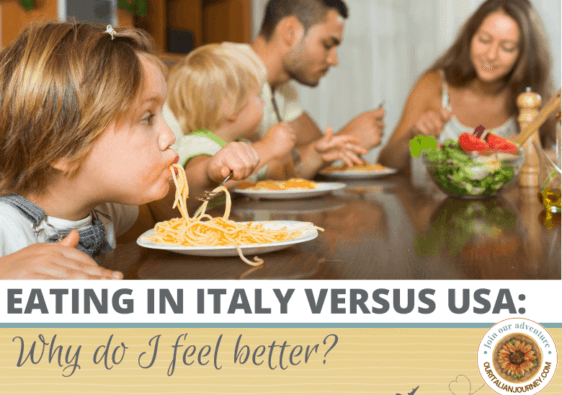 Italy versus USA when it comes to food. Interesting facts that might surprise you. ouritalianjourney.com