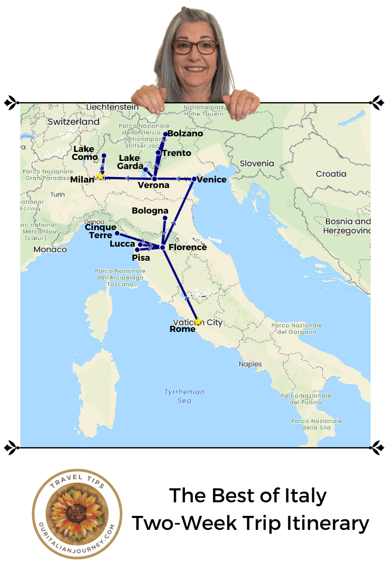Our Best of Italy Two-week itinerary to see the most iconic sites and cities - ouritalianjourney.com
