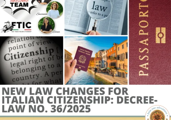 Italian citizenship law 2025 changes - ouritalianjourney.com