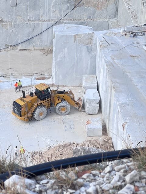 Machinery at Carrara