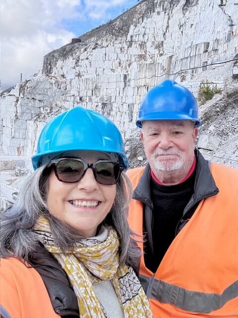 Gary and me at Carrara Marble
