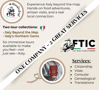 We highly recommend FTIC for your travel and citizenship needs - ouritalianjourney.com