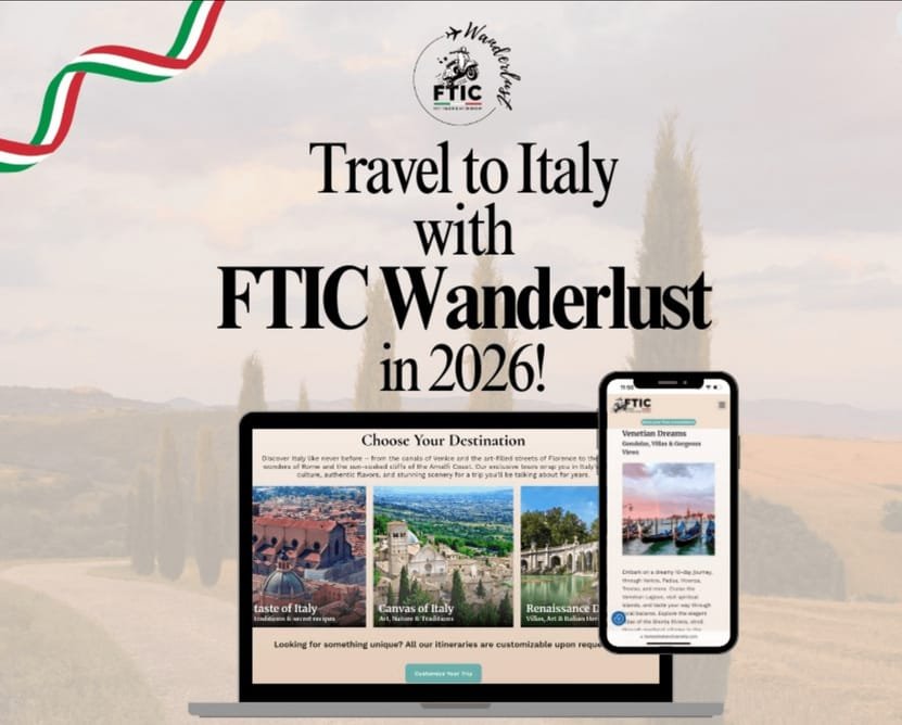 FTICWanderlust is a great group ready to plan your next vacation or help you with Italian citizenship - ouritalianjourney.com