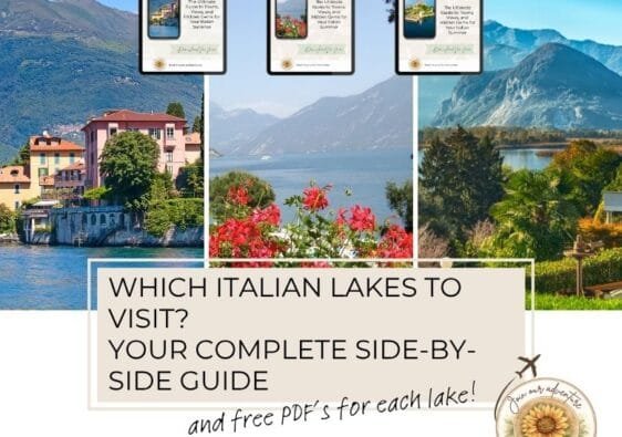 Your guide to the Italian Lakes in northern Italy. Comparison guides and free PDFs - ouritalianjourney.com