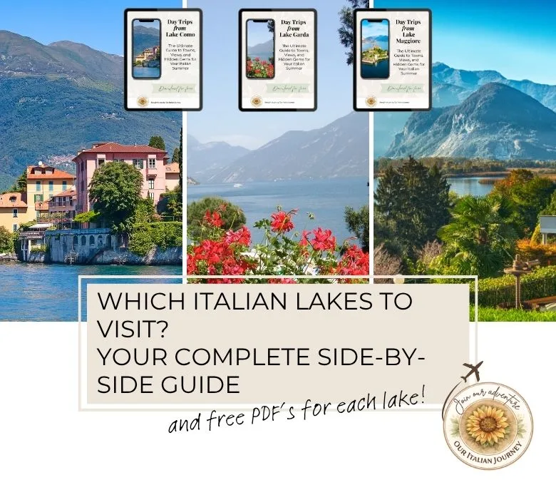 Your guide to the Italian Lakes in northern Italy. Comparison guides and free PDFs - ouritalianjourney.com
