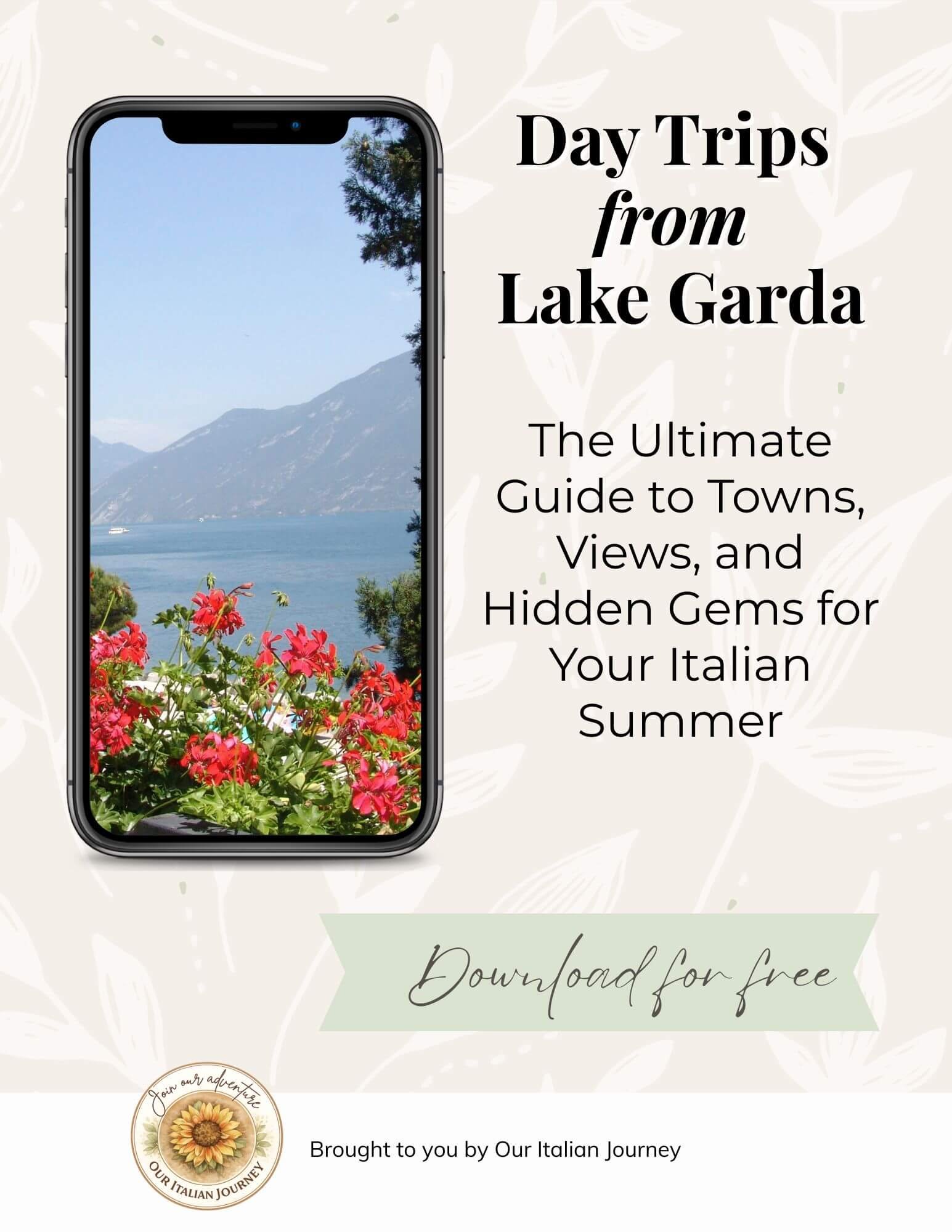 Great Italian lake information and a comparison with free PDF downloads on each - ouritaianjourney.com