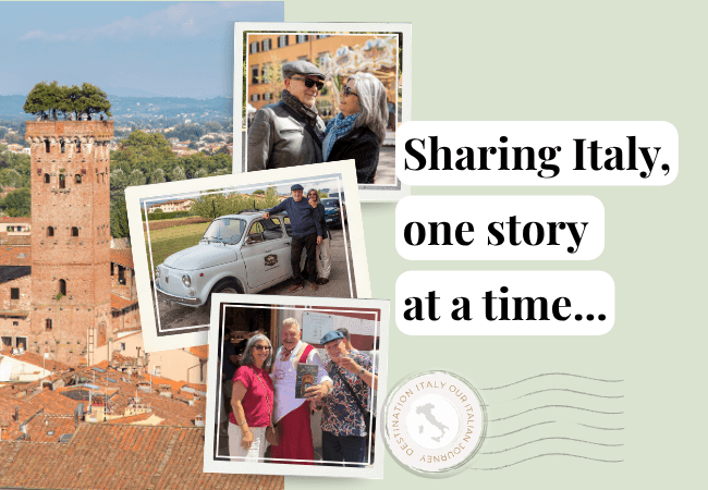 Ilene and Gary Modica from Our Italian Journey - its all about Italy! - ouritalianjourney.com