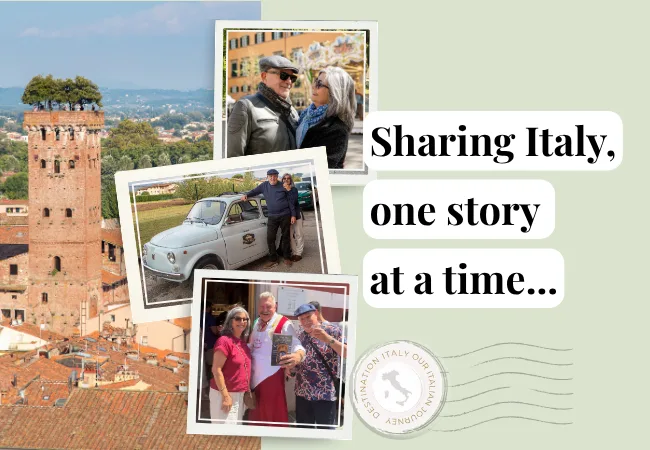 Ilene and Gary Modica from Our Italian Journey - its all about Italy! - ouritalianjourney.com