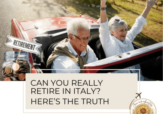 Retire in Italy - can it be done? We have some information that might help you decide if it's possible. -ouritalianjourney.com
