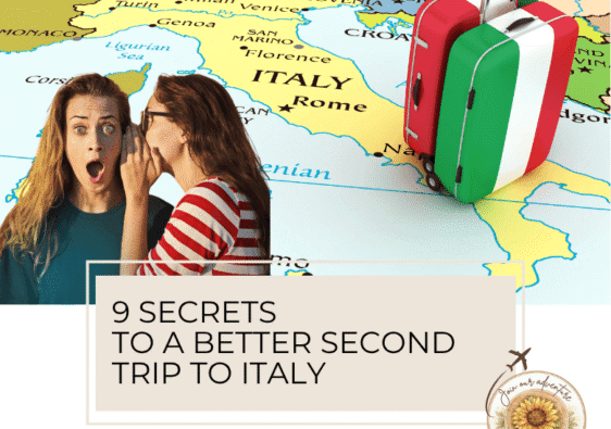 Lets make your second trip to Italy the best it can be. Here are our 9 secrets to achieving that! ouritalianjourney.com