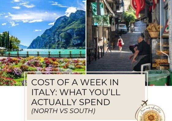What's the cost of a week in Italy - visiting the north vs. the south - ouritalianjourney.com