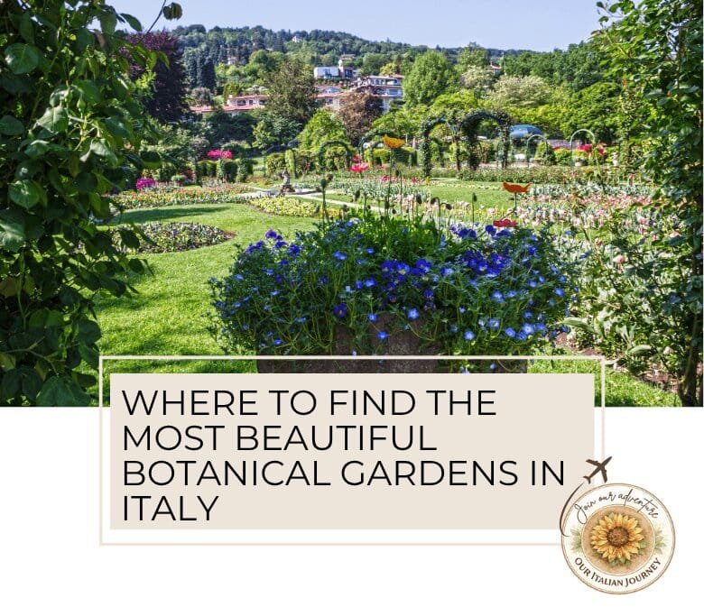 Botanical gardens in Italy are a must-see. We have highlighted some of the best - ouritalianjourney.com