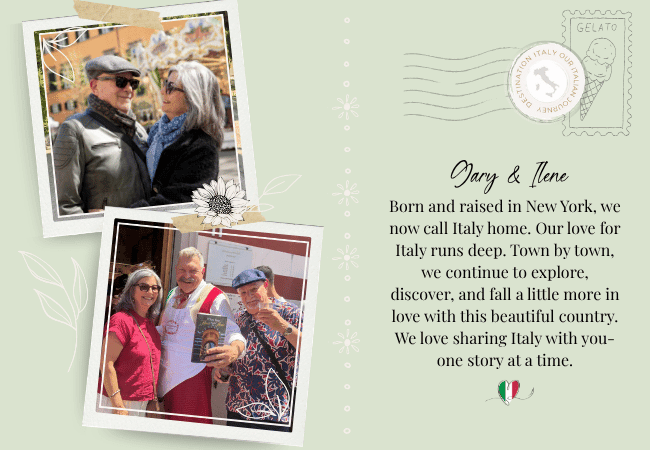 Ilene and Gary Modica from Our Italian Journey - its all about Italy! - ouritalianjourney.co