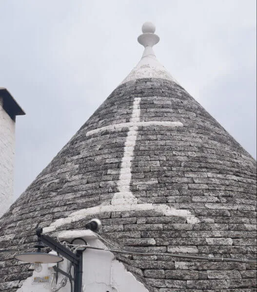 Alberobello, Trulli roof symbols - ouritalianjourney.com